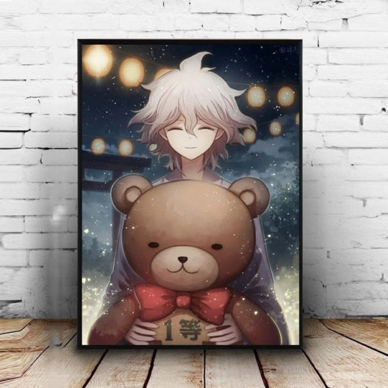 Hope's Peak Anime - Leinwand Wandkunst Malerei