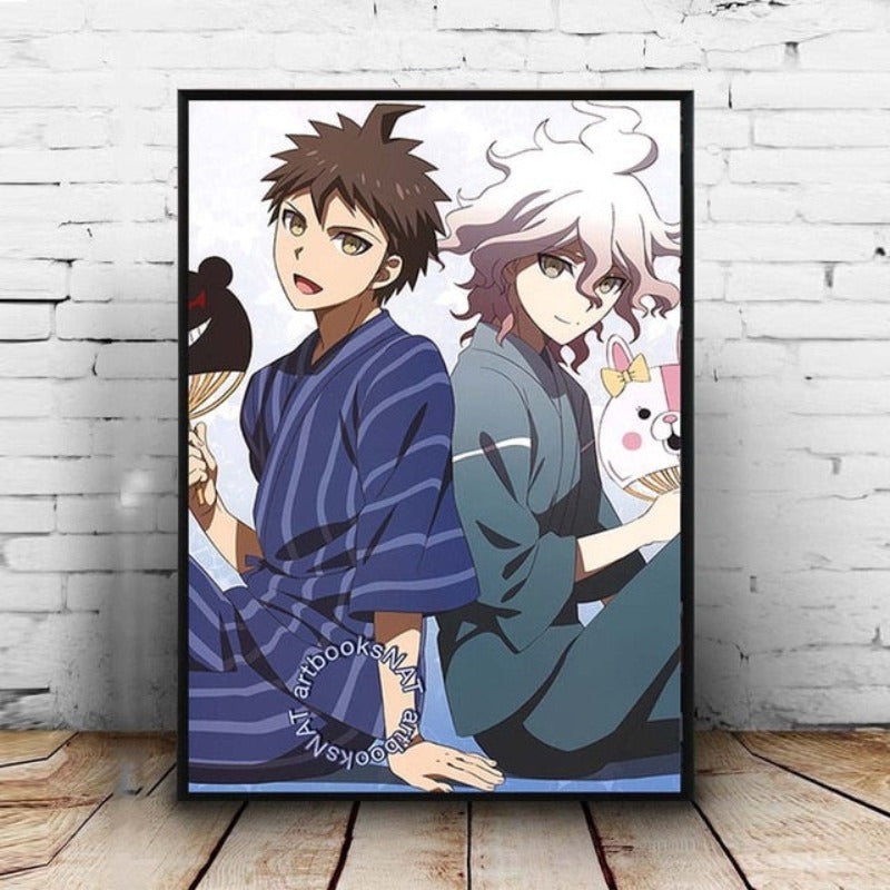 Hope's Peak Anime - Leinwand Wandkunst Malerei