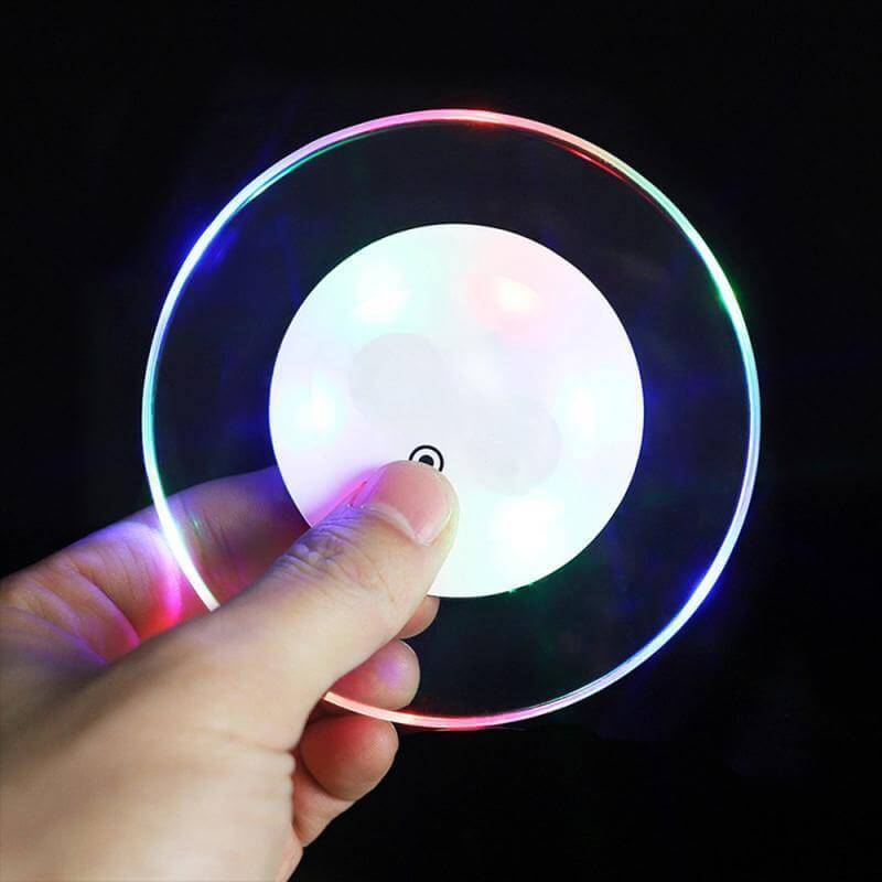 Acryl Ultra-Dünner LED-Untersetzer