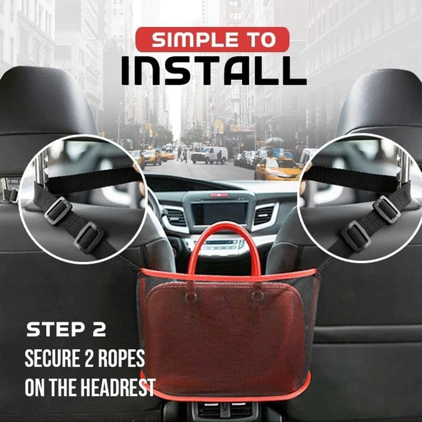 Auto-Netztasche Handtaschenhalter | Brehn