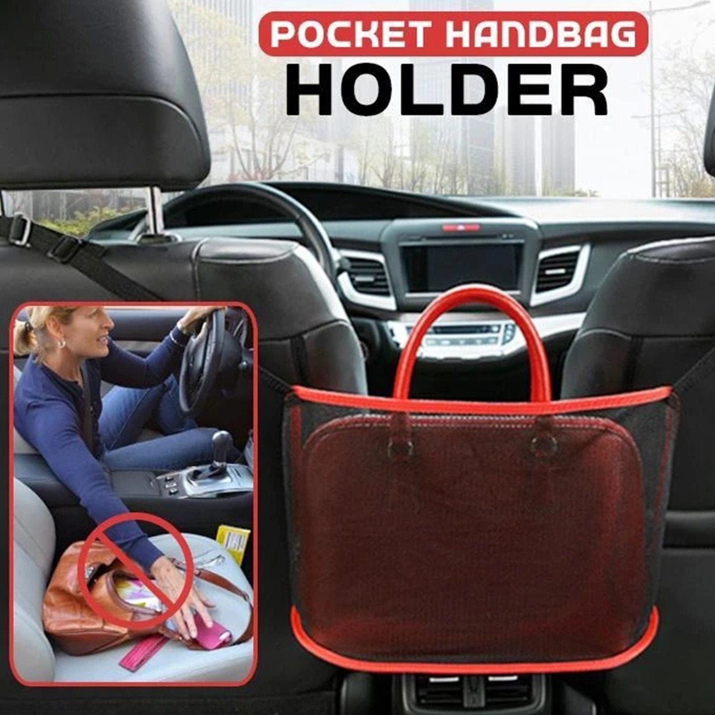 Auto-Netztasche Handtaschenhalter | Brehn