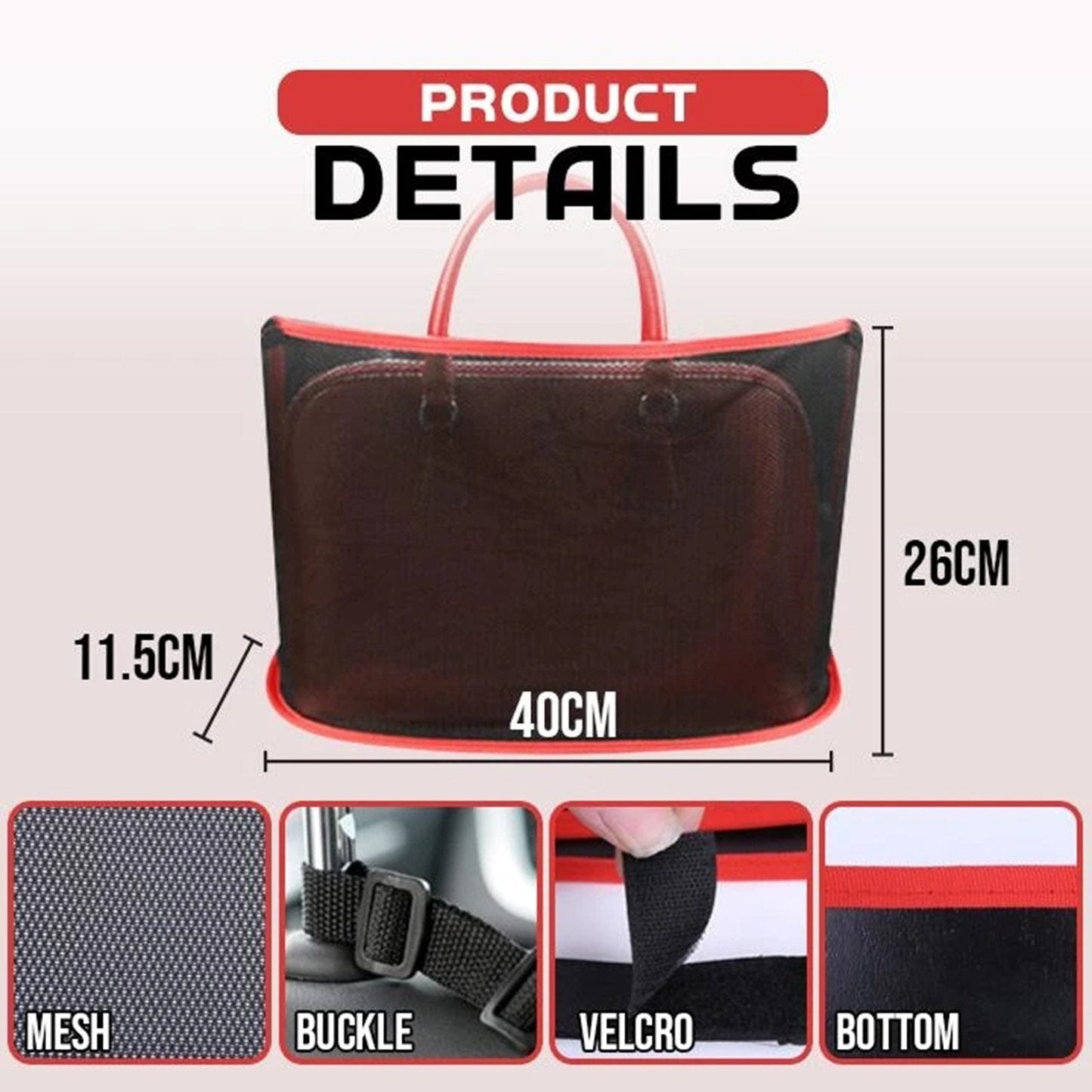 Auto-Netztasche Handtaschenhalter | Brehn