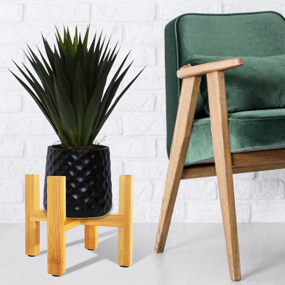 BambooElevate Pflanzenständer aus Bambusholz | Verstellbar & Stabil | Ideal für den Innenbereich