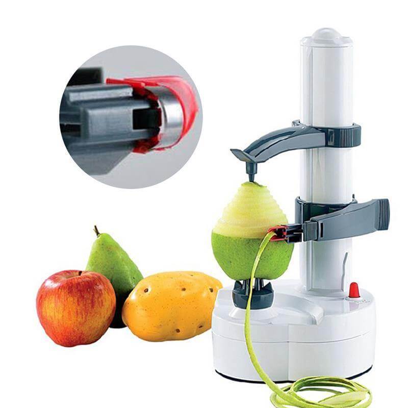 Drehender Edelstahlschäler für Obst und Gemüse | Brehn