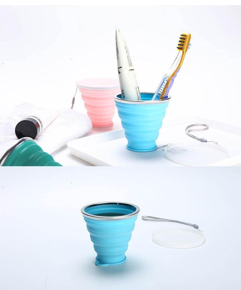 Faltbecher Easy Silikon Reisebecher | Brehn