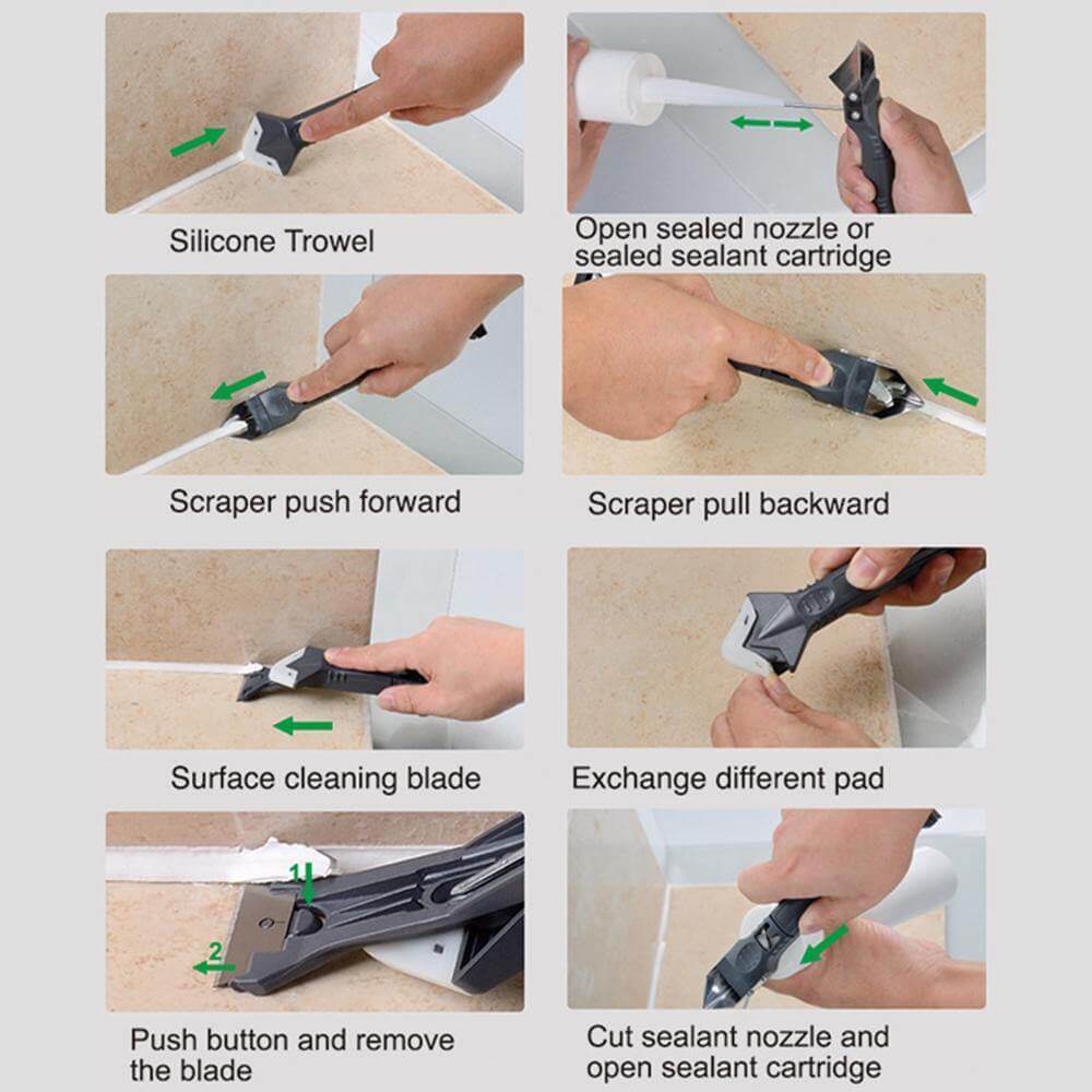 5in1 Silikon Entferner Schaber Reparatur Werkzeug | Brehn
