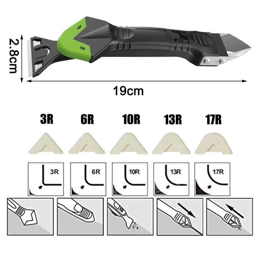 5in1 Silikon Entferner Schaber Reparatur Werkzeug | Brehn