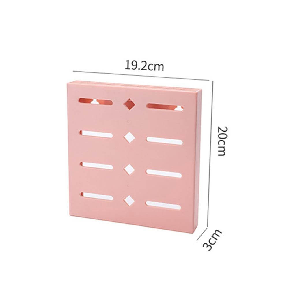 2PCS Quadratische Pastell Mavi Wandmontierte Messer Organizer