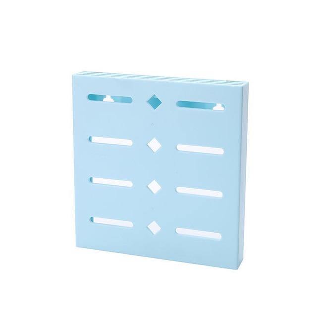 2PCS Quadratische Pastell Mavi Wandmontierte Messer Organizer