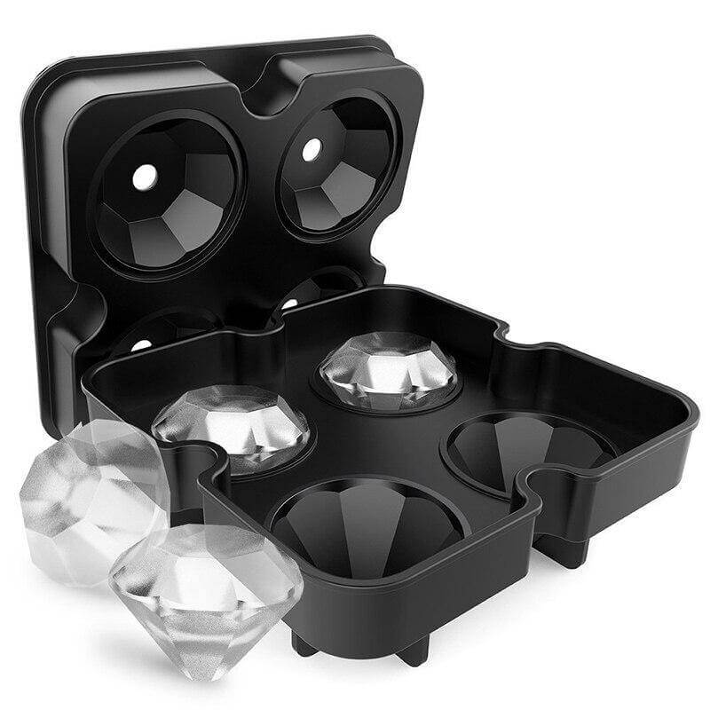 Diamantform 3D Eiswürfelform Tray