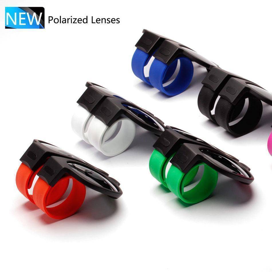 Brehn | Slap Sonnenbrille Polarisiert Slappable Wickelarmband Sonnenbrille Armband Faltbare Shades