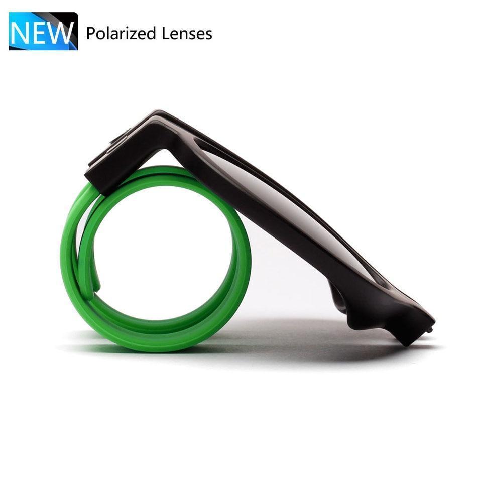 Brehn | Slap Sonnenbrille Polarisiert Slappable Wickelarmband Sonnenbrille Armband Faltbare Shades