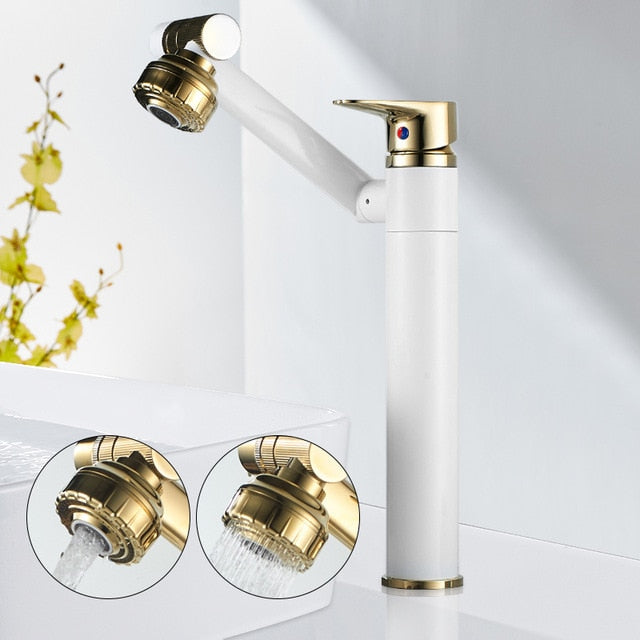 Elegante Luxus Rotierender Becken Wasserhahn