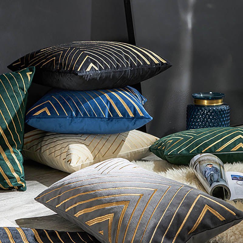 Brehn | Luxuriöse geometrische Kissen - Eleganz für das Wohnzimmer und das Schlafzimmer