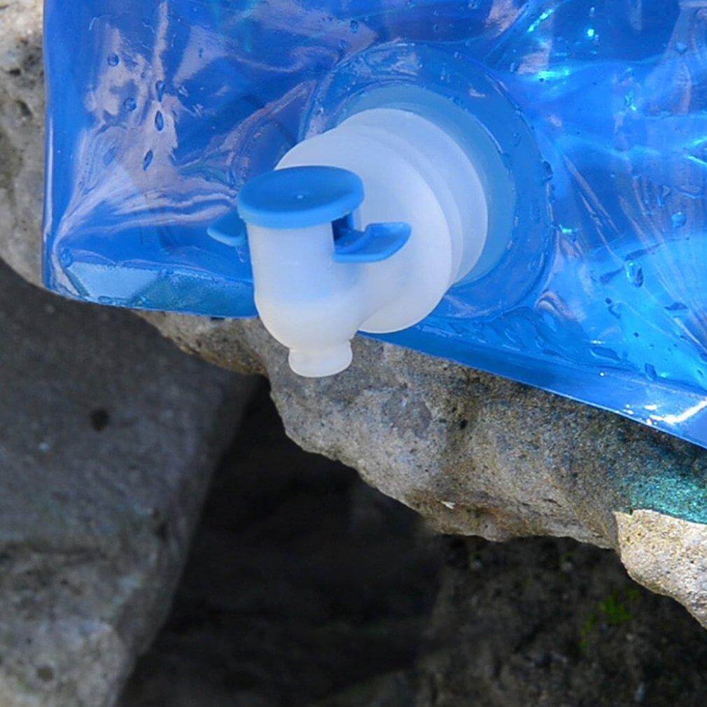 Faltbare Outdoor-Wasserbeutel mit Wasserhahn | Brehn