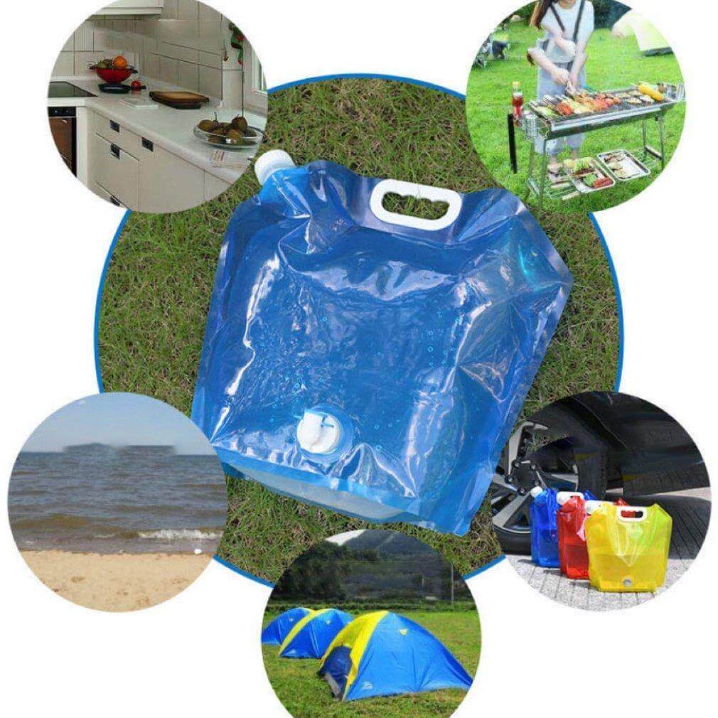 Faltbare Outdoor-Wasserbeutel mit Wasserhahn | Brehn