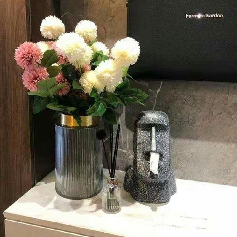 Stein Statue Tissue Box