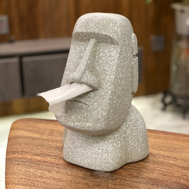 Stein Statue Tissue Box | Brehn