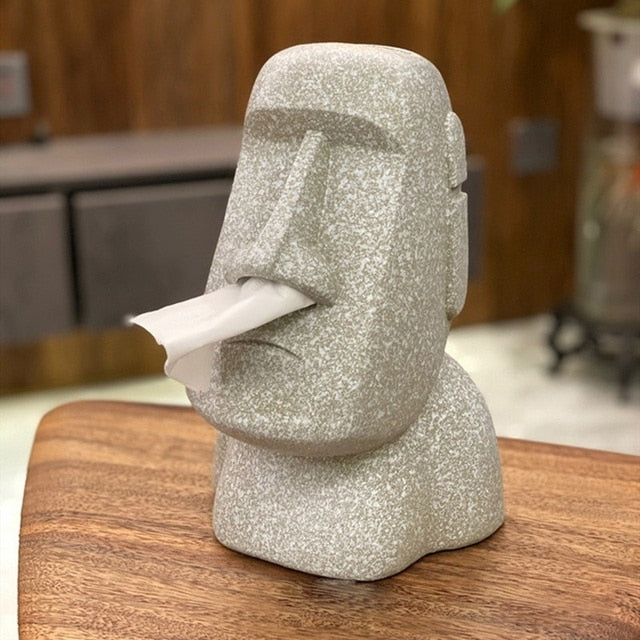 Stein Statue Tissue Box | Brehn