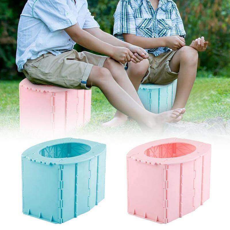 Tragbare mobile faltbare Camping-Toilette | Brehn