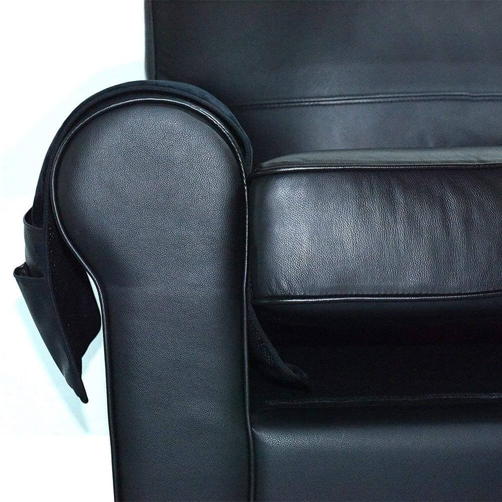Brehn | Rutschfester 5 Taschen Leder Armlehnen Stuhl Organizer