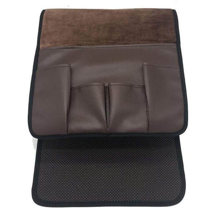 Rutschfester 5-Taschen Ledersitzarmlehnen-Organizer