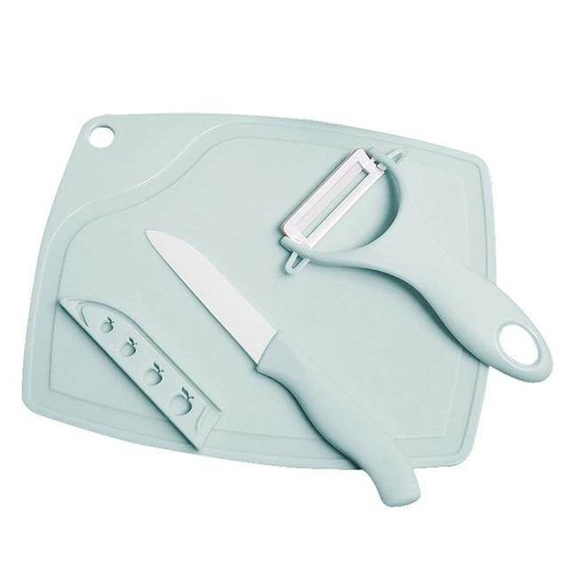 3-teiliges Pastell Schneideküchen Set | Brehn