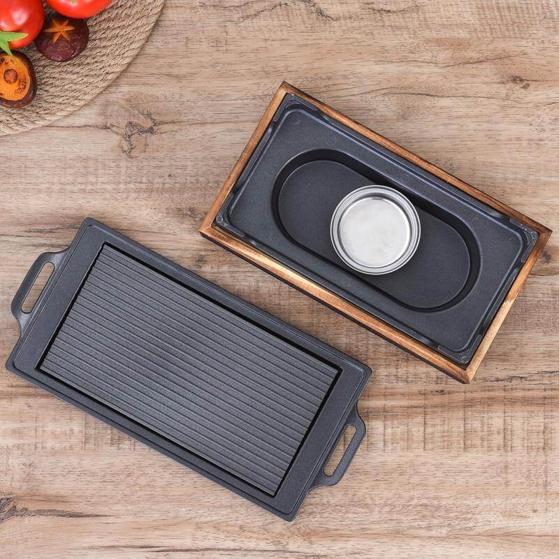 Raucharmer tragbarer japanischer Antihaft-BBQ-Grill | Brehn