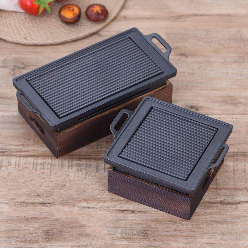 Raucharmer tragbarer japanischer Antihaft-BBQ-Grill | Brehn
