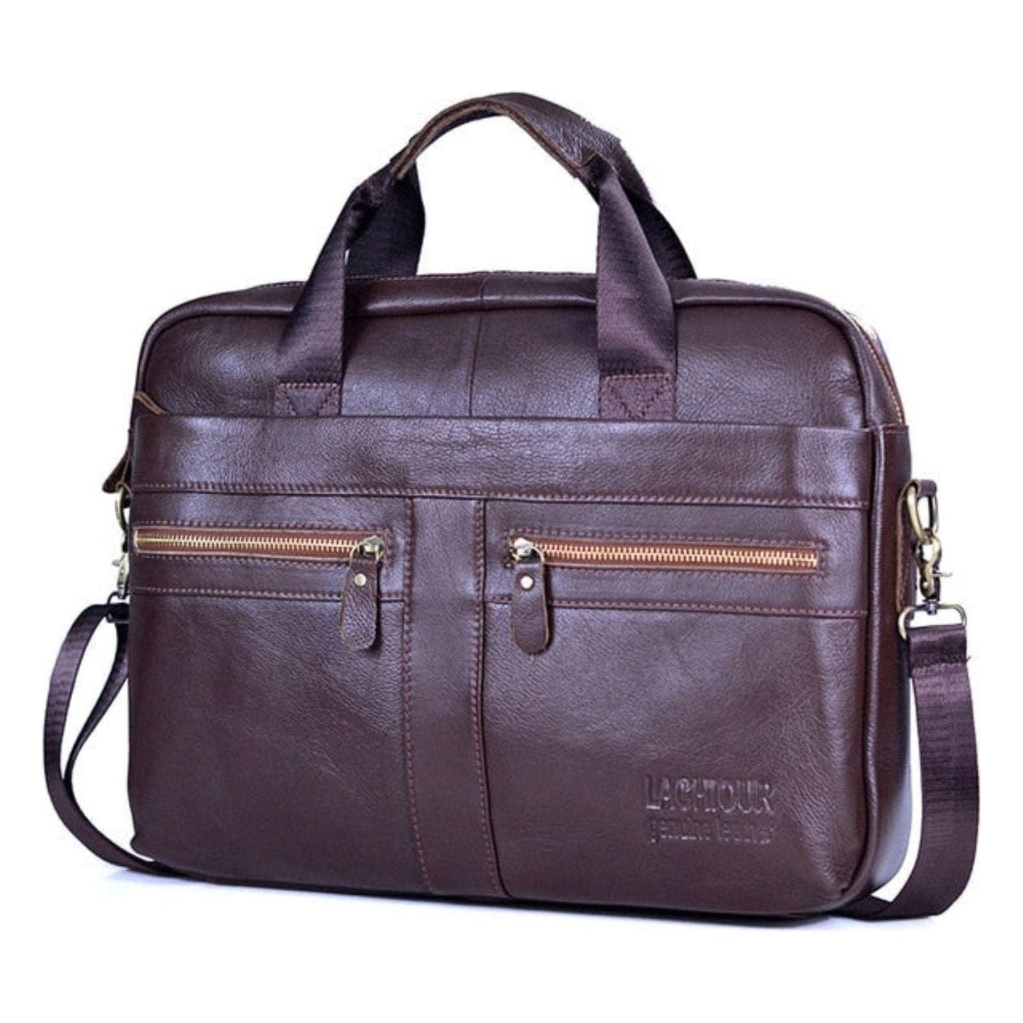 Karsten Bag - Echtes Leder Laptop Geschäftsreisetasche | Brehn