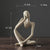 Nordic Abstract Unique Thinker Figurine Home Decor | Brehn