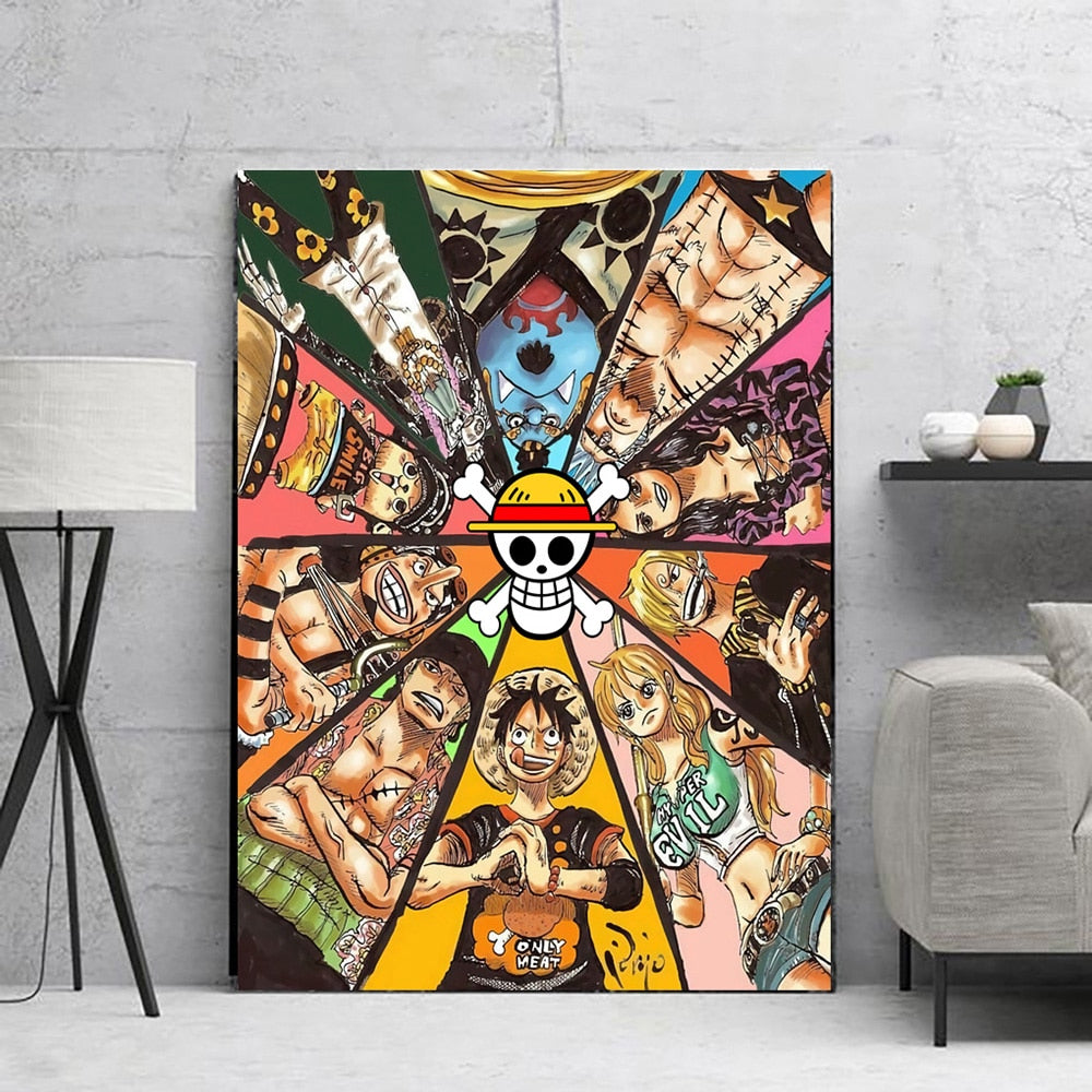 Japanische Anime - Leinwand Wandkunst Malerei
