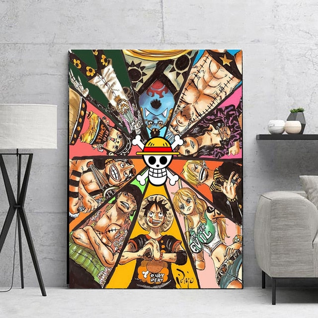 Japanische Anime - Leinwand Wandkunst Malerei