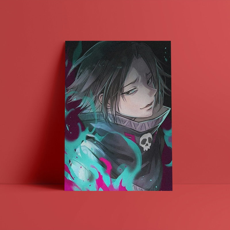 Anime Skull Charakter - Leinwand Wandkunst Gemälde