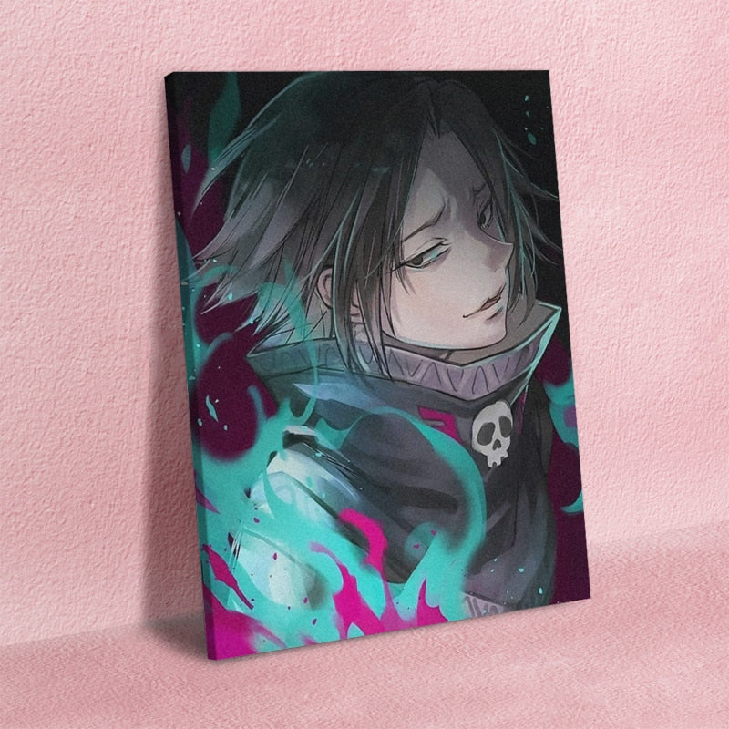 Anime Skull Charakter - Leinwand Wandkunst Gemälde