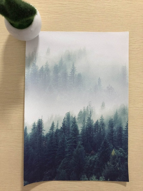 Waldlandschaft - Leinwand Wandkunst Malerei