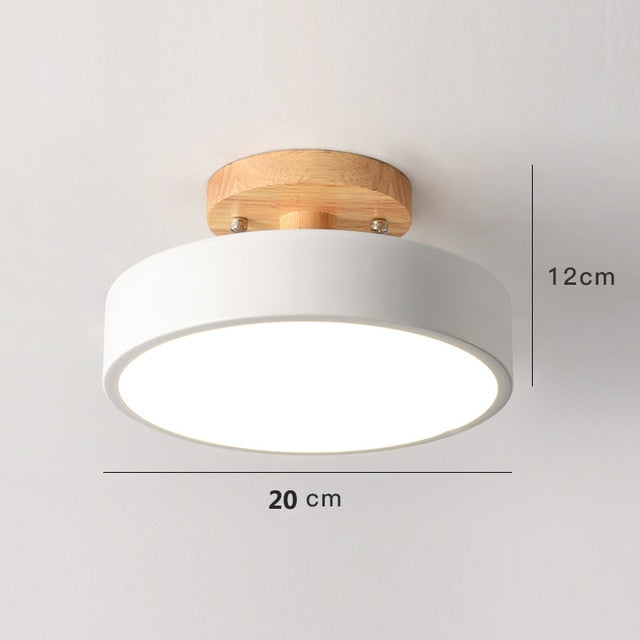 Bunte nordische LED-Deckenleuchte