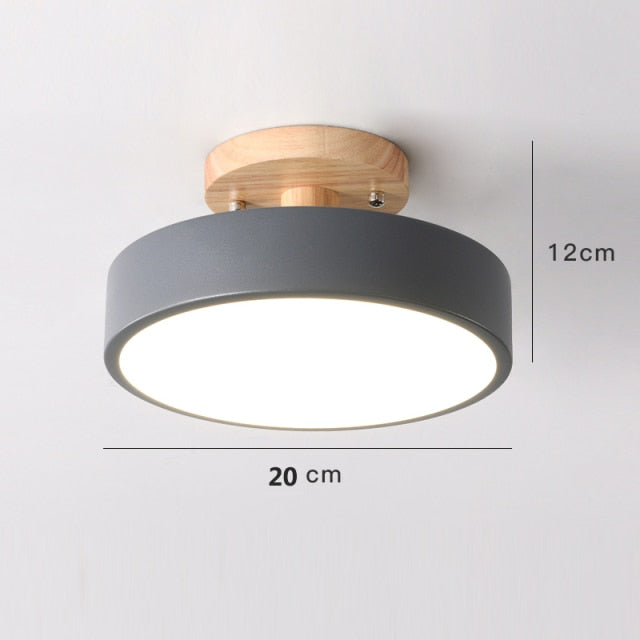 Bunte nordische LED-Deckenleuchte