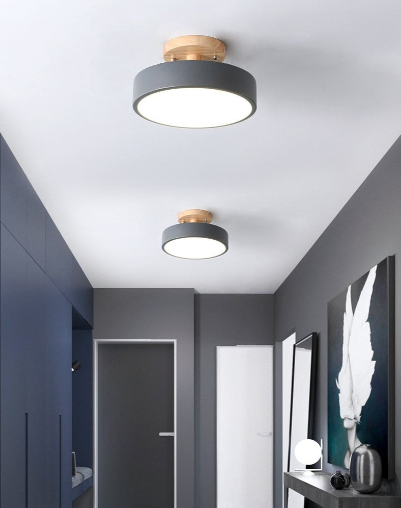 Bunte nordische LED-Deckenleuchte