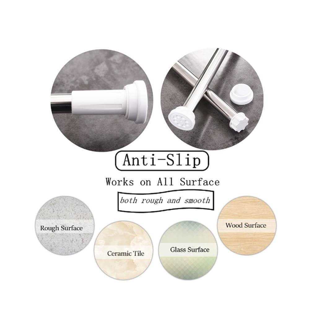 Verstellbarer Kleiderbügel Einfache Installationsstange | Brehn