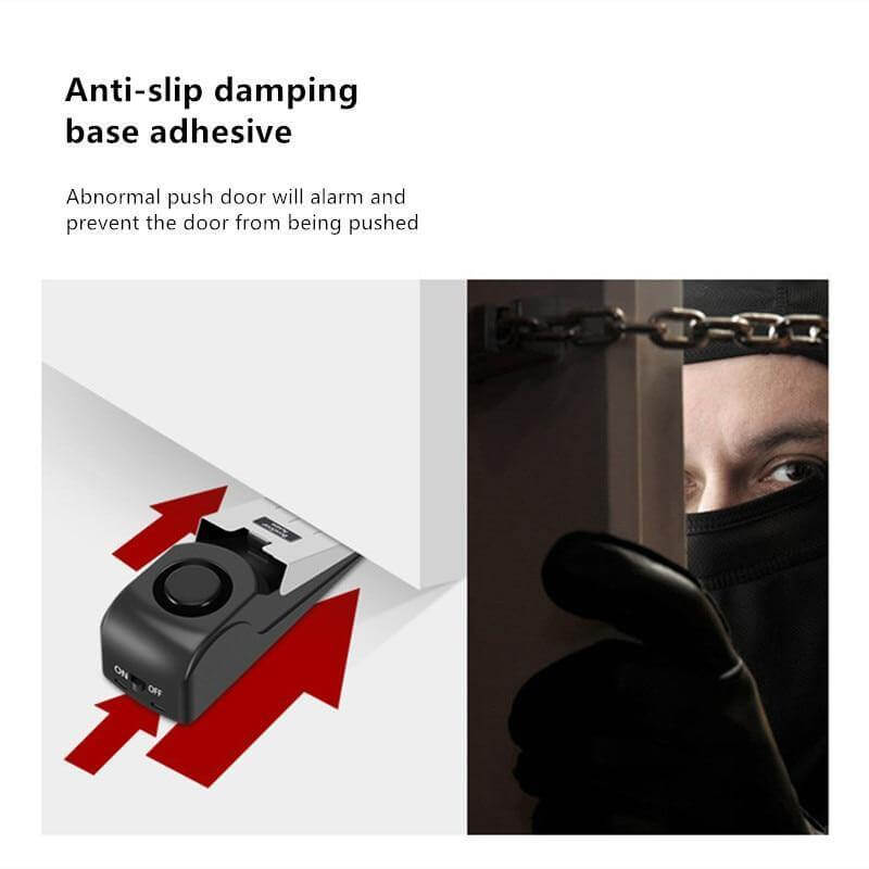 Tragbarer kabelloser Alarm Türstopper | Brehn