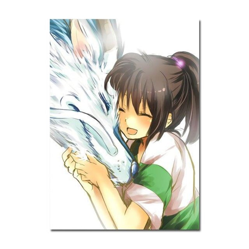 Abstraktes Cartoon Anime - Leinwand Wandkunst Malerei