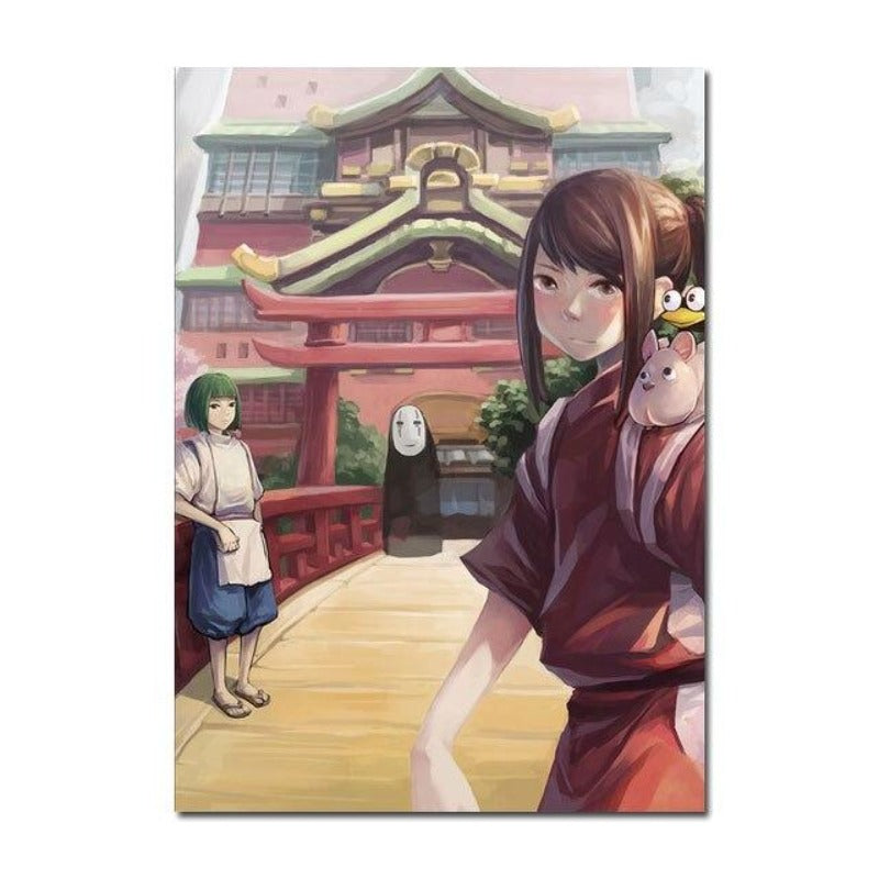 Abstraktes Cartoon Anime - Leinwand Wandkunst Malerei