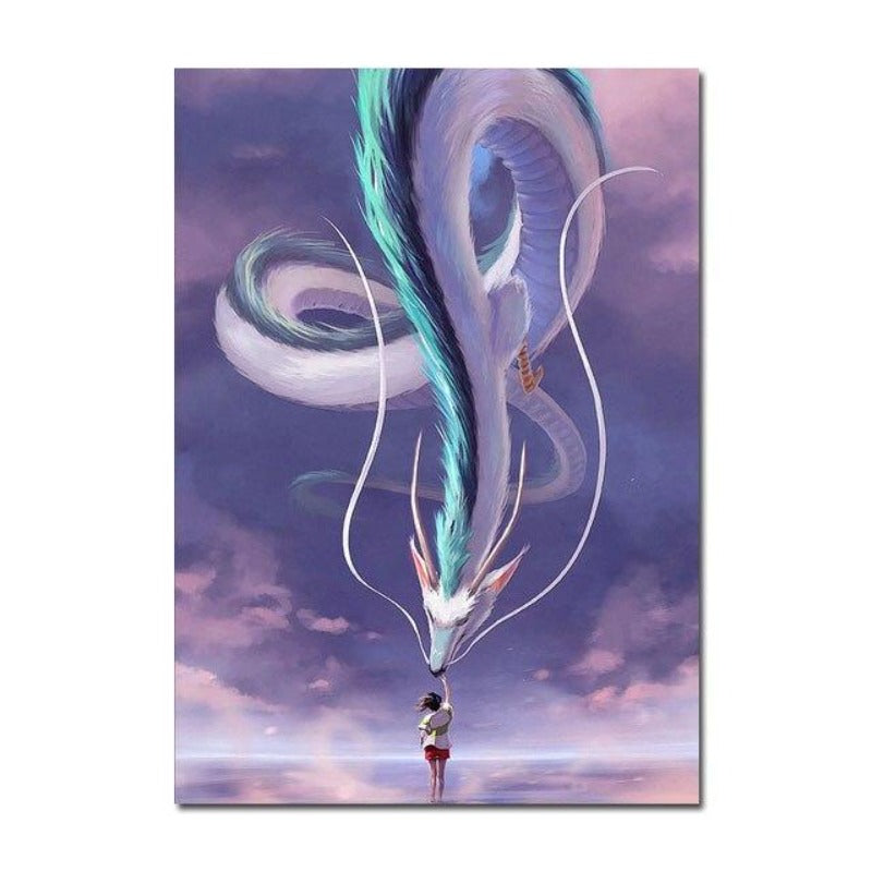 Abstraktes Cartoon Anime - Leinwand Wandkunst Malerei