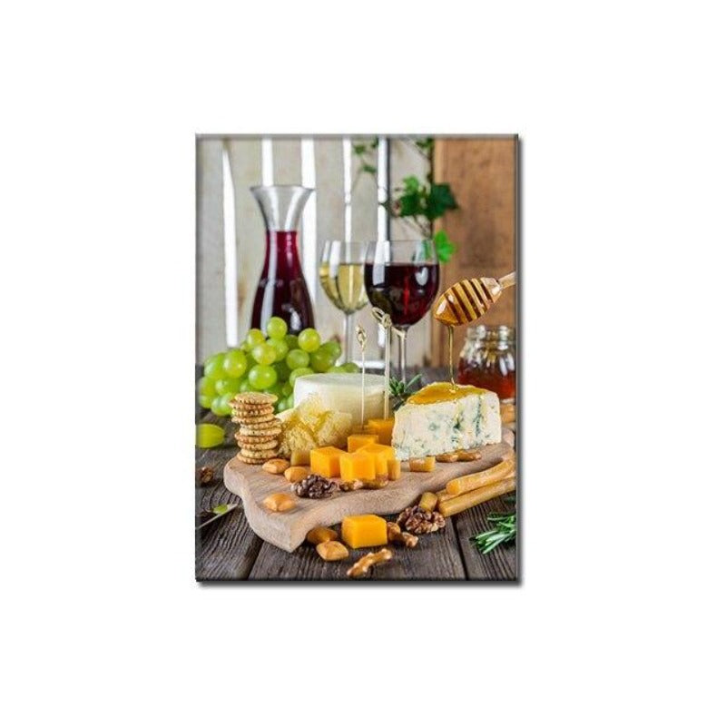 Moderne Dinnerparty – Leinwandbild