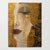 Goldene Tränen Wandkunst Gemälde