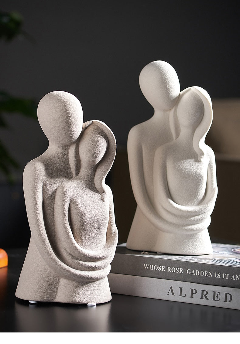 Nordic Abstract Thinker Harz Statue Skulptur | Brehn