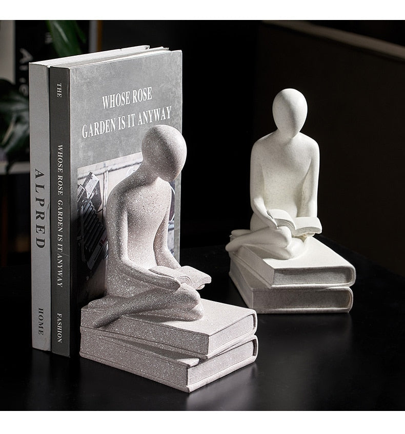 Nordic Abstract Thinker Harz Statue Skulptur | Brehn
