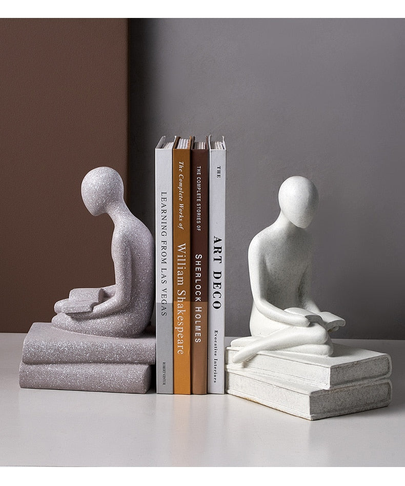 Nordic Abstract Thinker Harz Statue Skulptur | Brehn