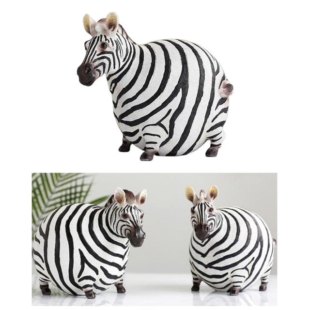 Moderne süße Zebra Harzfiguren | Brehn